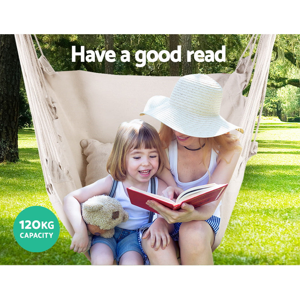 Armadale Hammock Swing Chair - Cream